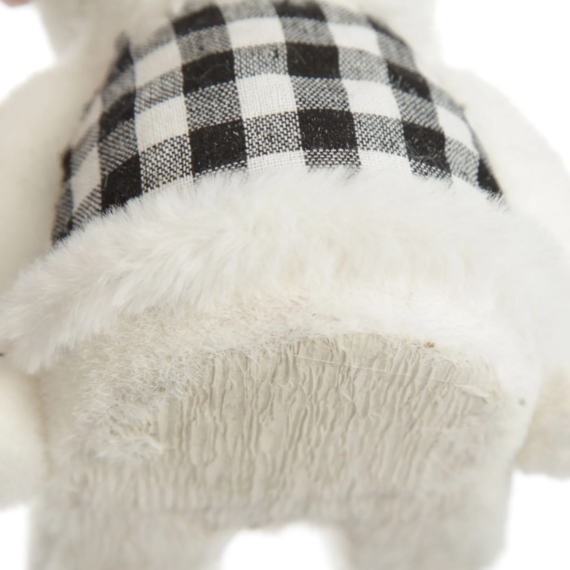 White Girl Polar Bear Cub Sitting with Red Bow Store