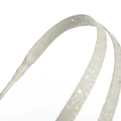 White Glitter Curly Ribbon Christmas Pick Small Discount