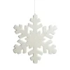 White Glitter Hanging Snowflake - Small Flash Sale