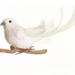 White Iridescent Finish Bird Clip Shop