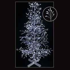 White LED Artificial Twig Tree New