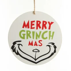 White Merry Grinchmas Christmas Sign Outlet