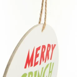 White Merry Grinchmas Christmas Sign Outlet