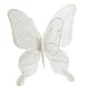 White Mesh Double Wing Butterfly Clip Outlet