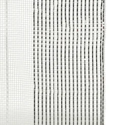 White Metallic Stripe Decomesh Roll Hot
