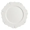 White Scallop Rim Charger Plate Best