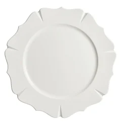 White Scallop Rim Charger Plate Best