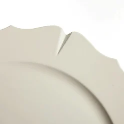 White Scallop Rim Charger Plate Best