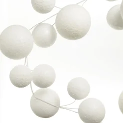 White Snowball Christmas Garland Outlet