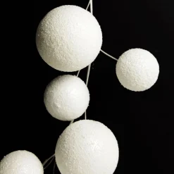 White Snowball Christmas Garland Outlet
