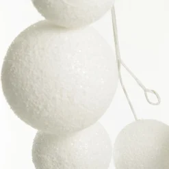 White Snowball Christmas Garland Outlet