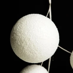 White Snowball Christmas Garland Outlet