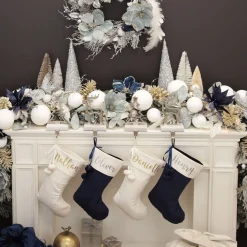 White Snowball Christmas Garland Outlet