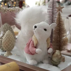 White Squirrel with Bushy Tail and Pink Jacket Shop