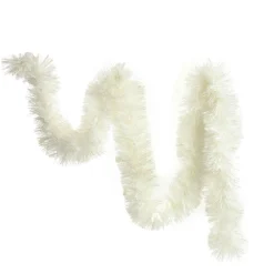 White Thick Christmas Tinsel Garland New