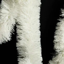 White Thick Christmas Tinsel Garland New