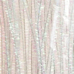 White Tinsel Chenille Stem Pipe Cleaners - Pack of 45 Store