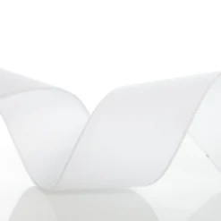 White Velvet Wired Christmas RIbbon - 6.5cm Fashion