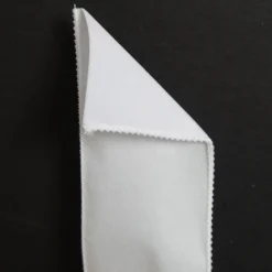 White Velvet Wired Christmas RIbbon - 6.5cm Fashion