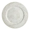 White Washed Gold Christmas Charger Plate Shop