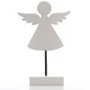 White Wooden Angel Ornament Best Sale