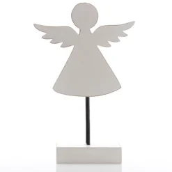 White Wooden Angel Ornament Best Sale