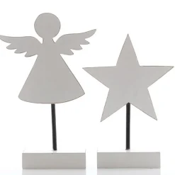 White Wooden Star Ornament Fashion