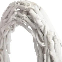 Whitewashed Driftwood Christmas Wreath New