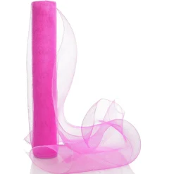 Wide Bright Pink Decomesh Roll Cheap