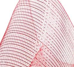 Wide Metallic Red Decomesh Roll Hot