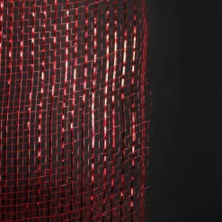Wide Metallic Red Decomesh Roll Hot