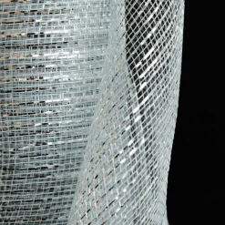 Wide Metallic Silver Decomesh Roll Cheap