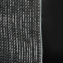 Wide Metallic Silver Decomesh Roll Cheap