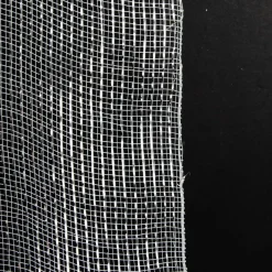 Wide Metallic White Decomesh Roll Store