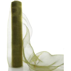 Wide Moss Green Decomesh Roll Discount