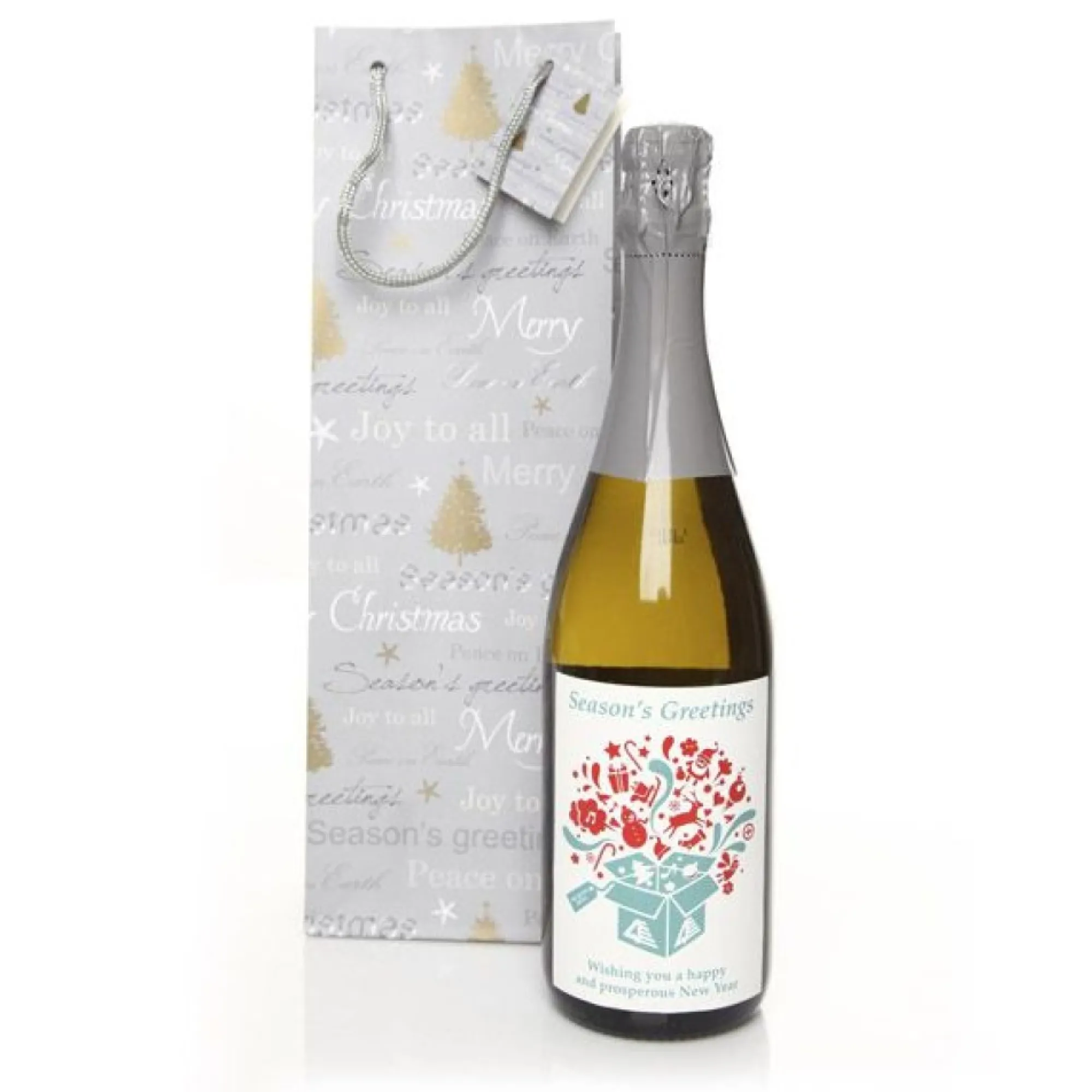 Wine Merry Christmas Gift Bag Flash Sale