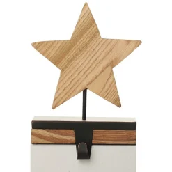 Wood Star Christmas Stocking Hanger Shop