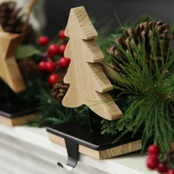Wood Tree Christmas Stocking Hanger Online
