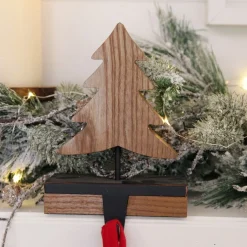 Wood Tree Christmas Stocking Hanger Online
