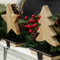 Wood Tree Christmas Stocking Hanger Online