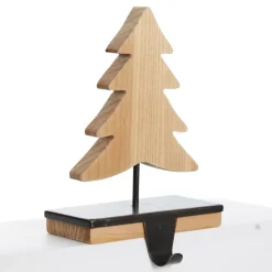Wood Tree Christmas Stocking Hanger Online