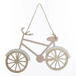 Wooden Bike Christmas Decoration - Set of 2 Sale