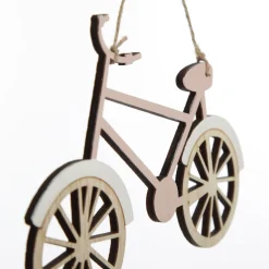 Wooden Bike Christmas Decoration - Set of 2 Sale