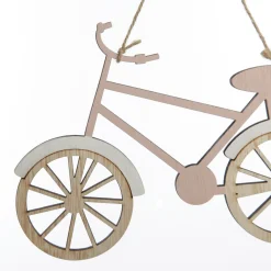 Wooden Bike Christmas Decoration - Set of 2 Sale