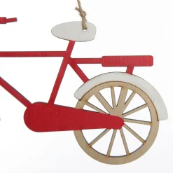 Wooden Bike Christmas Decoration - Set of 2 Sale