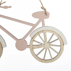 Wooden Bike Christmas Decoration - Set of 2 Sale