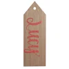 Wooden Stocking or Santa Sack Name Tag Cheap